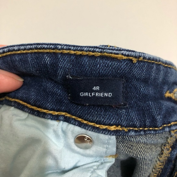 Gap Girlfriend Denim Jeans Blue 4R - Picture 8 of 11